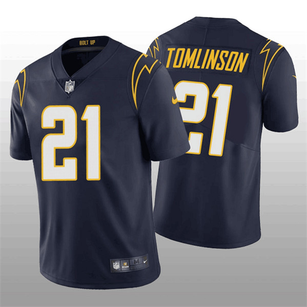 Men's Los Angeles Chargers #21 LaDainian Tomlinson Navy Vapor Untouchable Limited Stitched Jersey